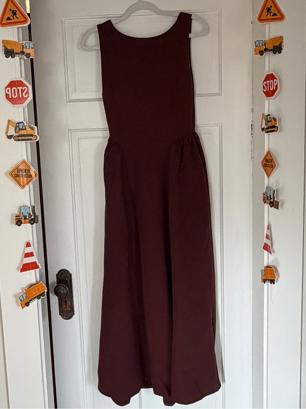 Dynamite Wine Sleeveless Dress
